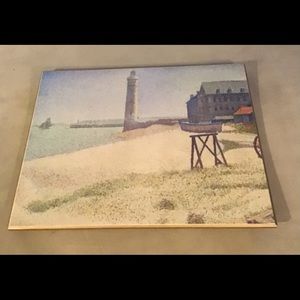 Vintage National Gallery Seurat Print.